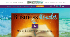 Desktop Screenshot of businessmiracles.com