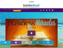 Tablet Screenshot of businessmiracles.com